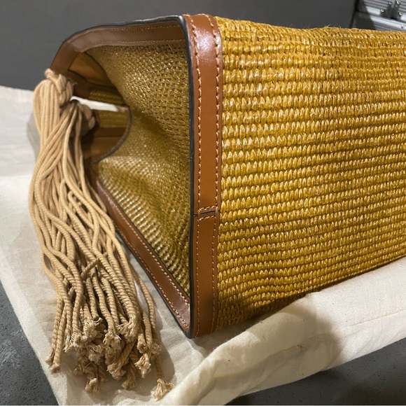 MARNI MARCEL RAFFIA NORTH SOUTH ROPE TOTE BAG PRELOVED - Picture 11 of 16